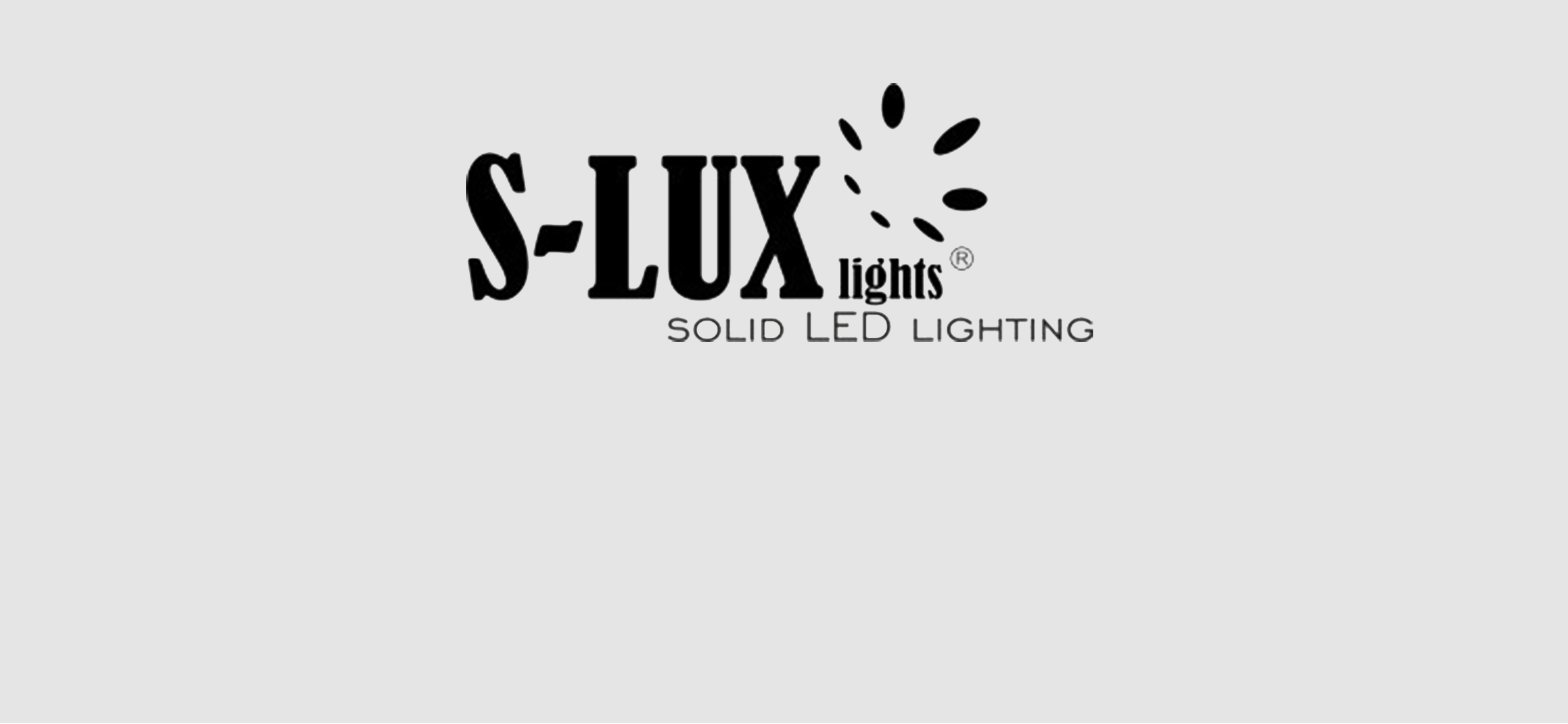 S-LUX Lights logo on a white background